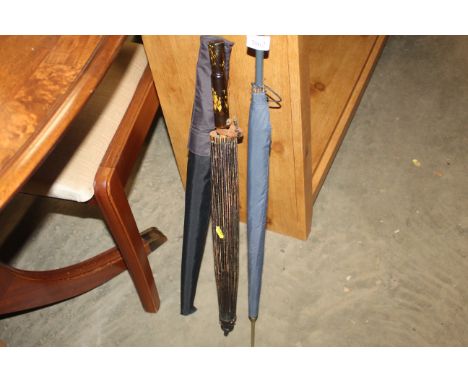 Three vintage parasols