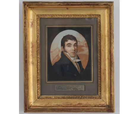 Portrait of a young man from the Empire period - Weight:  780 g - Sizes: H 300mm L 250mm  - Condition: at first sight - good 