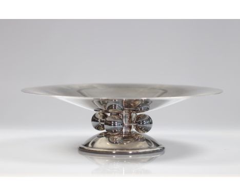 France - Luc Lanel for Christoffle - 1930 - Weight:  2.12 kg - Region: France - Sizes: H 100 mm D 345 mm - Condition: at firs