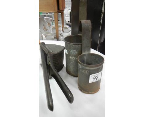 2 pub measures and a kitchen tool.