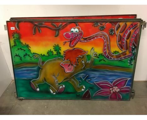 A Disney artwork panel (Kaa & Baby elephant)