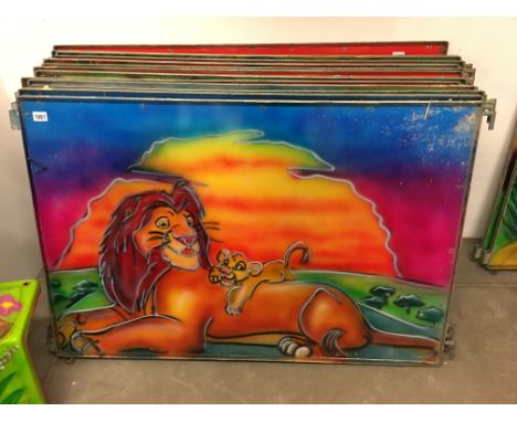 A Disney artwork panel (Mufasa & Simba)