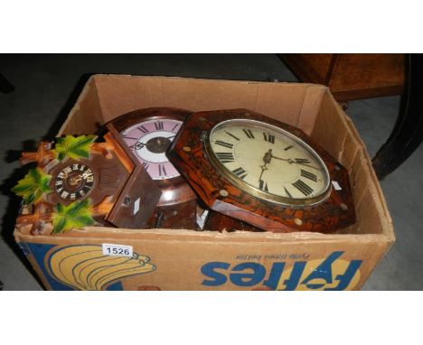 2 clocks & a cuckoo clock