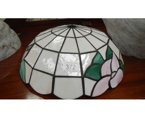 A Tiffany style lamp shade