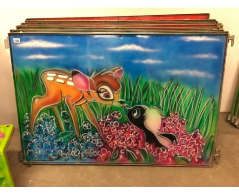 A Disney artwork panel (Bambi & Flower)