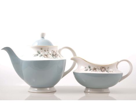 Royal Doulton dinner and tea service, Rose Elegans pattern.