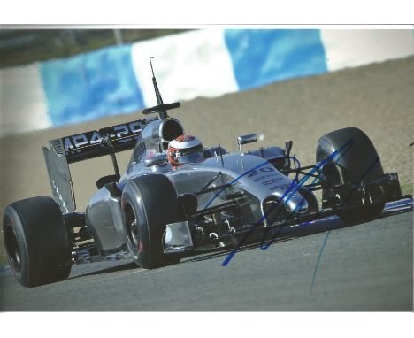Motor Racing Kevin Magnussen signed 12x8 colour photo pictured driving for McLaren. Good Condition. All autographed items are