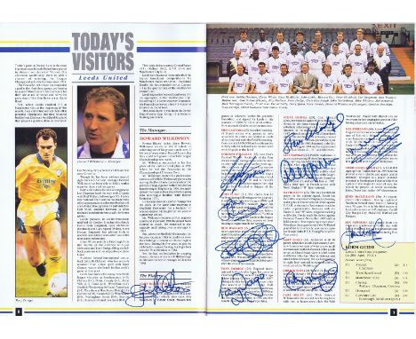 Leeds United 1992, Official Programme For Their Title Clinching Game Against Sheffield United At Bramall Lane In 1992, Superb