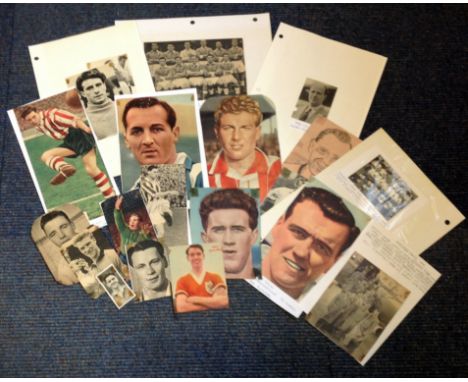 Football Legends collection 20 vintage signature pieces from the 50s and sixties includes names such as Tommy Taylor, Stan Cu
