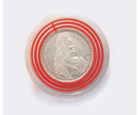 Silbermünze, 5 Mark, Deutschland 1955,   Ludwig Wilhelm Markgraf von Baden, Prägemarke GSilver coin, 5 Mark, Germany 1955  , 