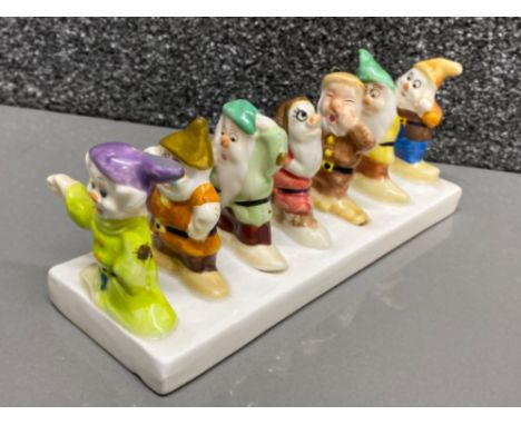 Vintage Walt Disney classic Snow White and the Seven Dwarfs toast rack by Clover