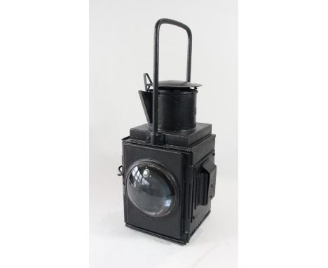 A black BR(W) side lamp, with burner 