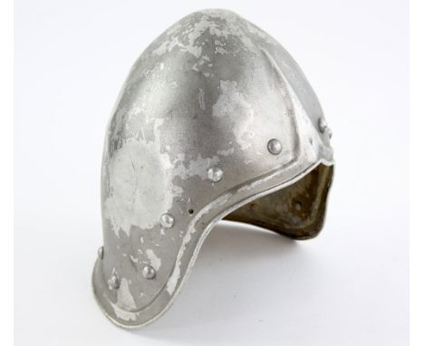 The Adventures of Robin Hood (1938) Production used metal helmet, 10 inches high.   