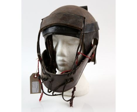 The Scorpion King (2002) - Leather face guard helmet, with certificate of authenticity..   