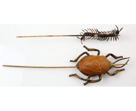 Terra Nova (American sci-fi drama series, 2011) - Two production used campfire bug props..   