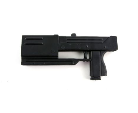 Blade (1998) A Rubber hero stunt modified Mac 10 pistol used by Wesley Snipes on the American Supernatural film, 12 inches.Pr