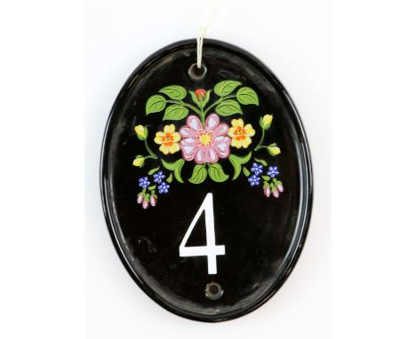 Harry Potter - Ceramic house number plaque from the Dursley's house, No. 4 Privet Drive..   