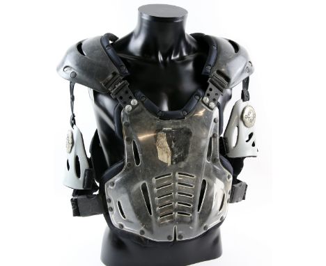 Cleopatra 2525 (American sci-fi series, 2000-2001) - Production used body armour vest and four jewelled medallion props, the 