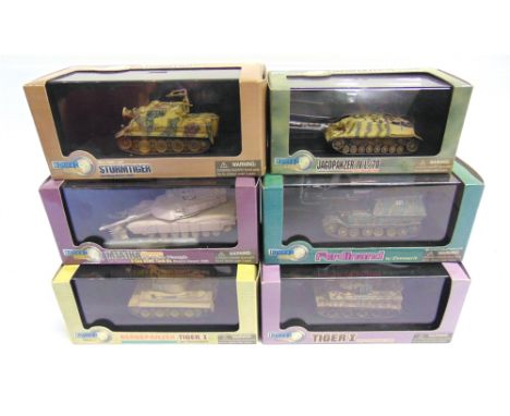 SIX 1/72 SCALE DRAGON ARMOR MODEL MILITARY VEHICLES  each mint or near mint and boxed.