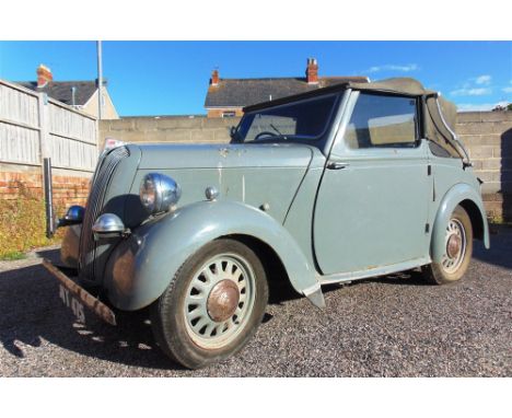 A 1946 STANDARD 8 COUPE   registration JTT 475, first registered 2nd May 1946 (tax exempt), grey (stated to be Cornflower Blu