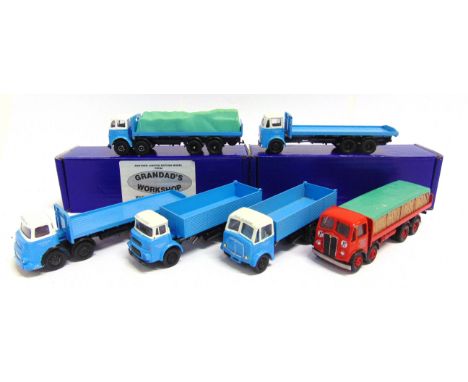 SIX 1/50 SCALE CODE 3 GRANDAD'S WORKSHOP MODEL COMMERCIAL VEHICLES  including five of English China Clays interest, each in a