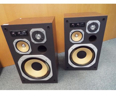 A pair of JVC speakers model No. SK-700ll with level controls, power handling peak 140 watts (2)