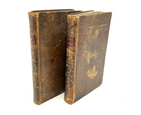Robert Burns Poems, chiefly in the Scottish Dialect in 2 volumes, printed for T. Cadell and W. Davies London, and William Cre
