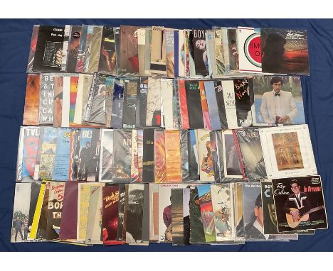 Quantity of vinyl records including Bryan Ferry 'Let's Stick Together', Joe Bonamassa 'Redemption' and other music, approxima