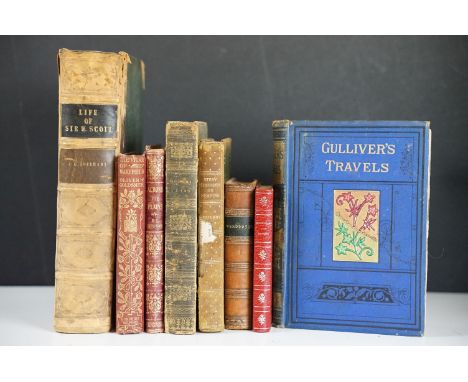 Books - Life of Sir W. Scott - J. G. Lockhart (1845), Gulliver's Travels - George Routledge &amp; Sons, Herodoti Historia : C