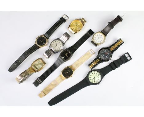 Collection of wrist watches to include Everite, Casio quartz, Limit, Sekonda, Timetech and Citron. 