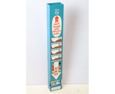 Advertising - Vintage Shop Wall Mounted ‘ Philips Light Bulb ‘ Dispenser, 86cm high 