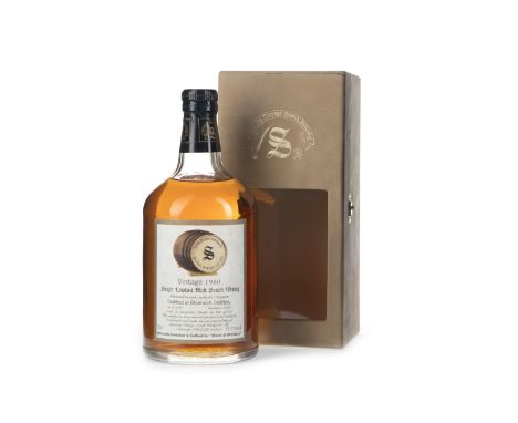 BLADNOCH 1980 SIGNATORY VINTAGE AGED 18 YEARS Single Malt Scotch Whisky Distilled 30 June 1980, matured in cask no. 89/591/30
