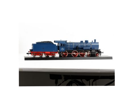 MÄRKLIN Badische Dampflok 'P8' 55981, Spur 1, Blaue Schlepptenderlok mit Kohletender, BN 'P8 1164', unbespielter Zustand im O
