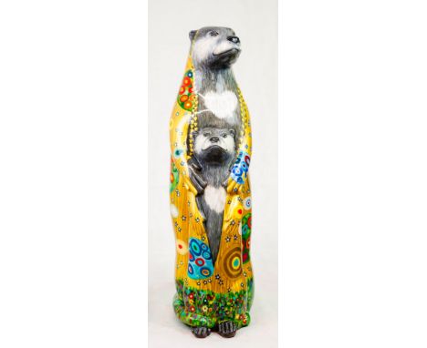Lot No: 49 - Ref No: 037 Two Ages of Otter By Jo Thompson  Otters are fun and playful creatures and I wanted the design to re