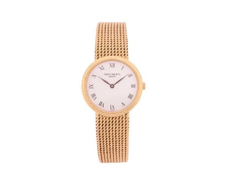 A Patek Philippe Calatrava 18 Carat Ladies WristwatchModel: 4819 5Serial: 2871015Year: 1990sCase Material: 18 Carat GoldCase 