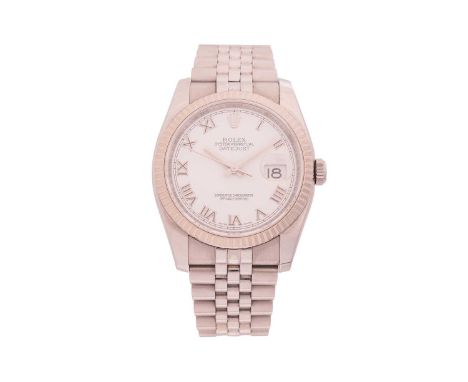 A Rolex Datejust Gentleman's WristwatchModel: 116234Case No. G212404Year: 2000sCase Material: Stainless SteelBezel: Fluted Wh