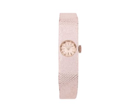 A Bueche Girod 9 Carat White Gold Cocktail WatchSerial: 59-21Case Material: 9 Carat White Gold Case diameter: 12mmDial: Silve