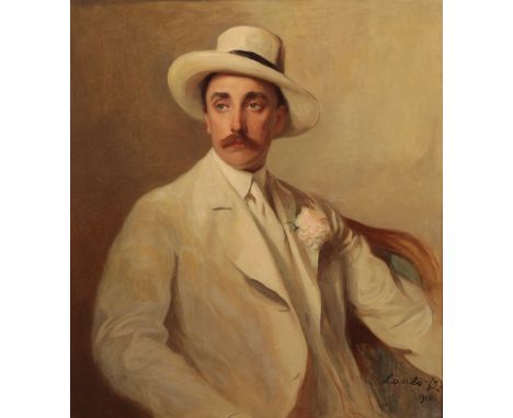 PHILIP ALEXIUS DE LASZLO (1869-1937) 'Ernst Louis Leopold Baron van Tuyll van Serooskerken, 1904' The sitter depicted half-le