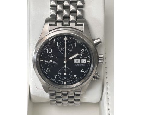 IWC pilot chronograph IW370607 with original box and watch register certificate. All round very good condition. International