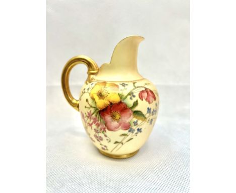 Royal Worcester 1094 Blush ivory jug