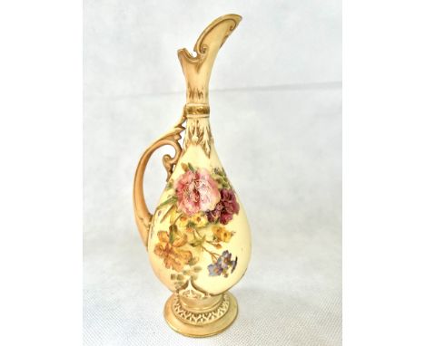 Royal Worcester blush ivory ewer No 212 Height 20 cm