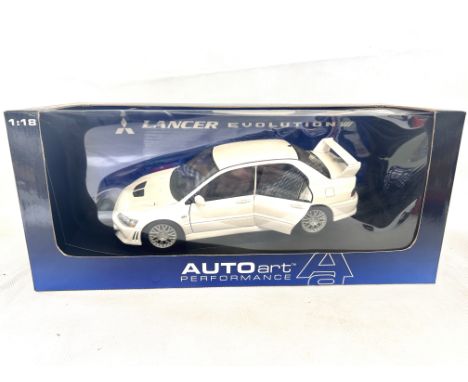 Auto art performance Mitsubishi lancer evolution VII 1.8 scale model 