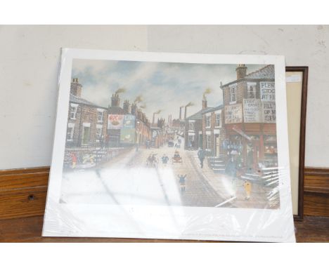 Bernard McMullen limited edition print 196/500 signed in pencil with double blind stamp 'The bogey race'