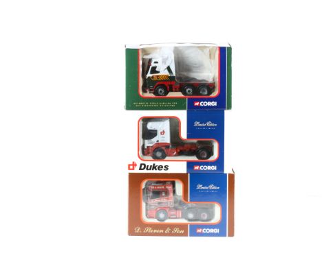 3 Corgi Tractor Units. Renault Premium - Dukes Transport Ltd CC12107. Volvo FH Tractor - Eddie Stobart Ltd CC12405. Scania To