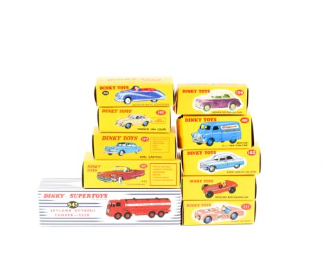 12 Atlas Edition Dinky Toys. Break ID19 Citroen (539). Buick Roadmaster (24V). Studebaker Coupe (39F). Coach Panhard 24C (524