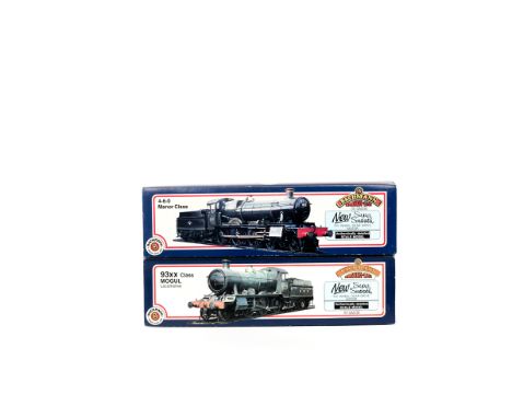 2 Bachmann Branch-Line tender locomotives . BR Manor class 4-6-0 RN7829 31-303 in lined black livery. Plus a BR class 93xx Mo