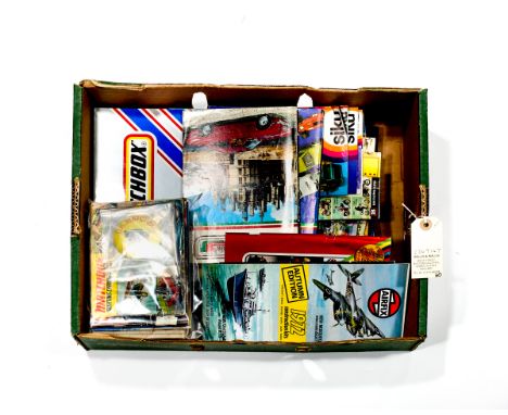A quantity of catalogues for Matchbox, Britains, Polistil, Siku, etc. Including; Matchbox examples - 1973, 1981/82, 1982/83, 