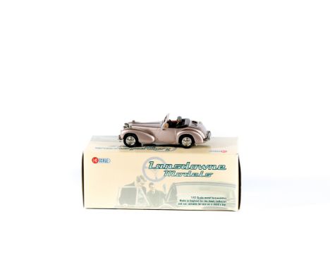 A Lansdowne Models 1949 Triumph 2000 Roadster. L.C.C. 2004 Limited Edition Special 1/130 (LDM37x) finished in light metallic 