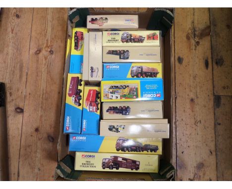 13 Corgi Classic. AEC Truck - Mackintosh's. Bedford Pantechnicon - Masons. Foden Delivery Truck - Fremlins. Bedford O Articul