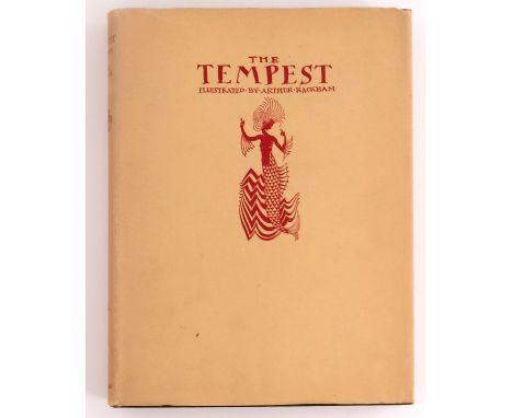 Arthur Rackham, (Illustrator), The Tempest, by William Shakespeare, first edition, 1926, tipped in colour plates and black an